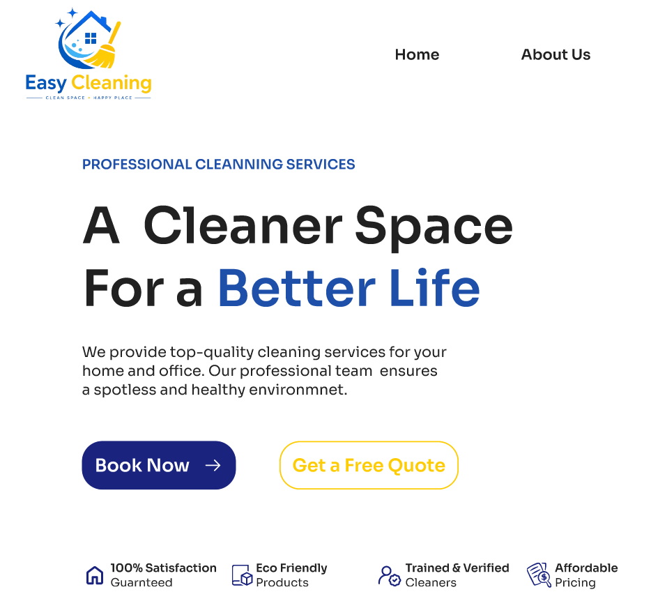 Cleaning UI